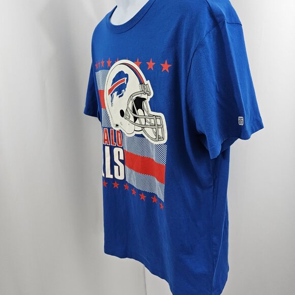 Tailgate Buffalo Bills Football Helmet Graphic Tee Blue Men's Size XL NWOT Read - Picture 4 of 14